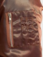 NO LOVE Old Bomber bomber marrone