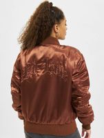 NO LOVE Old Bomber bomber marrone