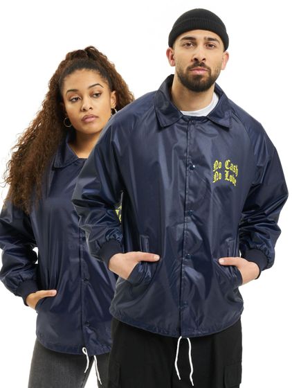 NO LOVE No Love Lightweight Jacket blue