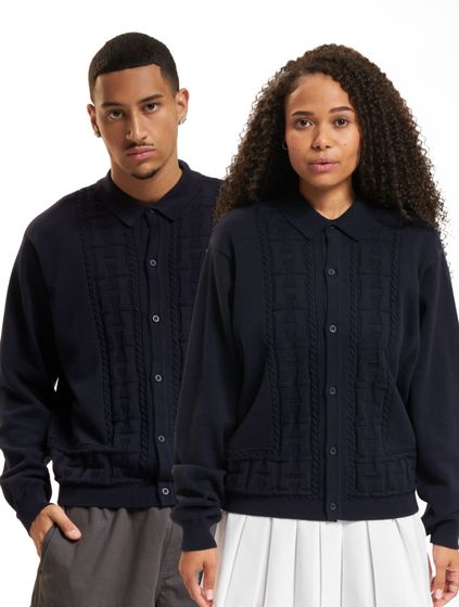 HUF Towner Cardigan navy