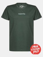 T-shirt avec logo Stylewriting vert foncé/aqua