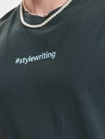 T-shirt avec logo Stylewriting vert foncé/aqua