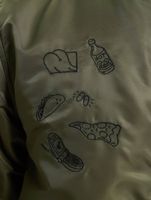 Giacca bomber The Hundreds Waves verde