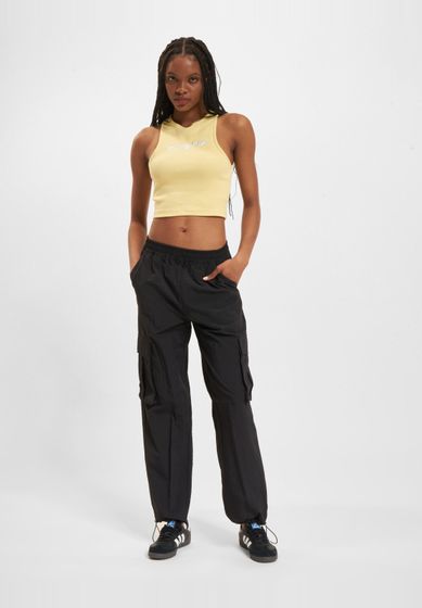 Low Lights Studios Basic Crop Top yellow