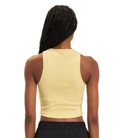 Low Lights Studios Basic Crop Top gelb