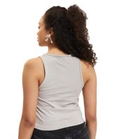 Low Lights Studios Superstar Crop Top gris clair gris clair