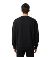 Sweat-shirt unisexe Our Legacy, motif collage à base déchirée et imprimé scolaire unique, noir/multicolore