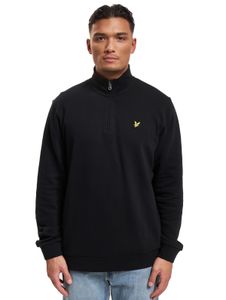 LYLE & SCOTT quarter-zip sweater, jet black