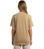 Camiseta unisex de manga corta y cuello redondo James Perse, color crema