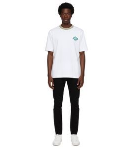 Wales Bonner Rhythmo Men's Cotton T-Shirt – Modern Oversized & Casual Look White