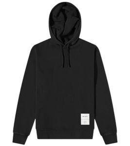 Felpa con cappuccio Norse Projects Fraser Tab Series, pullover in cotone nero