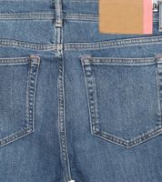 Jeans da uomo Acne Studios Blå Konst North Antifit in denim premium, vestibilità slim-tapered, blu medio