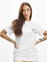 On Vacation Women's Circle T-Shirt white