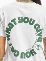 On Vacation Women's Circle T-Shirt white