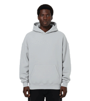 Sweat à capuche Prohibited Drift Hunt pour homme, gris chiné, imprimé stylé au dos