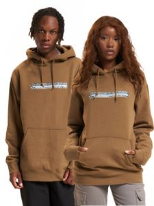 HUF Transport Hoodie mud