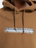 HUF Transport Hoodie mud