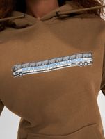 HUF Transport Hoodie mud