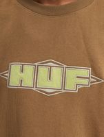 HUF Quality Crewneck Unisex Sweater in Mud