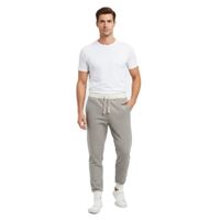 Pantalones de chándal Banks Journal para hombre, Primary, con diseño deportivo y tejido Anti-Fit en gris/blanco