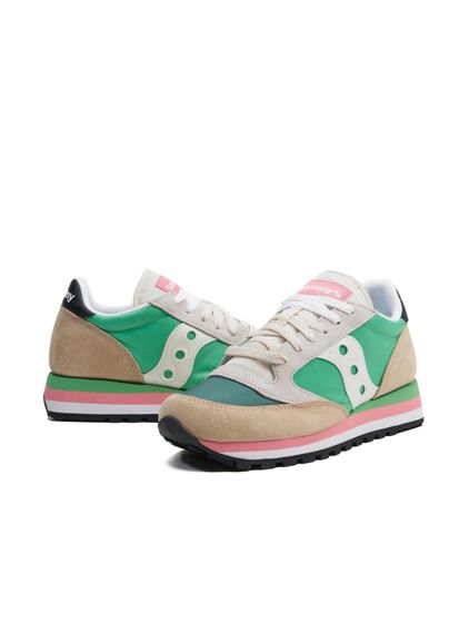 Saucony Jazz Triple Sneakers Sand/Grün/Weiß