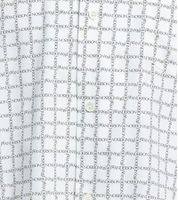 Anderson Kurzarm Herren Hemd mit Logo Schriftzug Sommerhemd aus Baumwolle Regular Fit weiß/schwarz