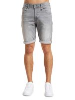 Petrol Industries Men's Light Gray Cotton Denim Shorts