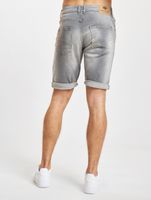 Petrol Industries Men's Light Gray Cotton Denim Shorts