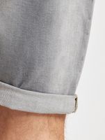 Petrol Industries Men's Light Gray Cotton Denim Shorts