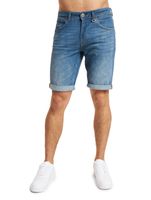 Petrol Industries Men's Faded Blue Denim Shorts