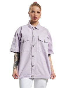 Sixth June Color Denim Jacket Purple