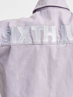 Sixth June Color Denim Jacket Purple