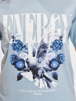 Sixth June Energy Flowers T-Shirt light blue