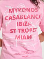 T-shirts imprimés Sixth June Beaches roses T-shirts imprimés Sixth June Beaches roses