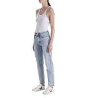 JEANERICA 5-Pocket Slim Fit Jeans in Vintage Style Slim Jeans A5PD-SM001-200 Light Blue