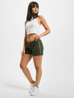 Shorts da donna Fornarina Amalia in cotone verde dal taglio elegante