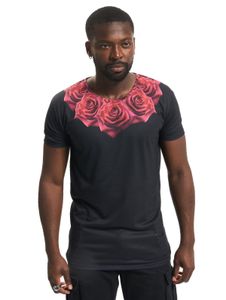 Sik Silk Rose T-Shirt black