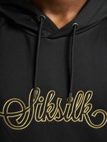 Sik Silk Overhead Retro Sport Hoodie black
