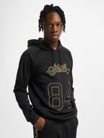 Sik Silk Overhead Retro Sport Hoodie black