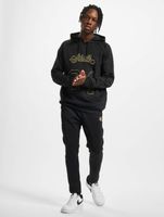 Sik Silk Overhead Retro Sport Hoodie black