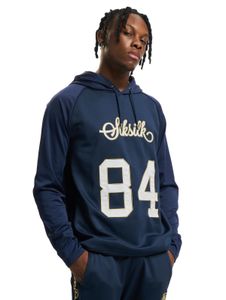 Sik Silk Overhead Retro Sports Hoodie blue