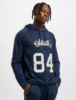 Sik Silk Overhead Retro Sports Hoodie blue