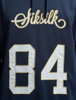 Sik Silk Overhead Retro Sports Hoodie blue