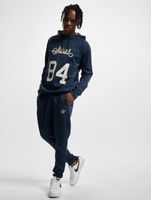 Sik Silk Overhead Retro Sports Hoodie blue