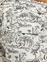 Bañador corto tropical blanco GCDS