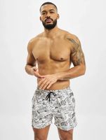 Bañador corto tropical blanco GCDS