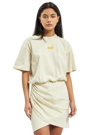 GCDS WRAPPED MONSTER dress beige