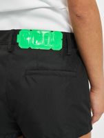 Pantalones cortos negros neón GCDS
