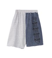Aries OD Colourblock Sweatshorts for Men - Comfortable Fit, Stylish Colourblock Design, Ideal for Leisure & Sports - Navy Blue/Gray