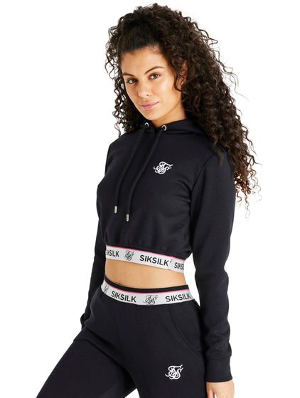 Sik Silk Elettra Hoodie schwarz